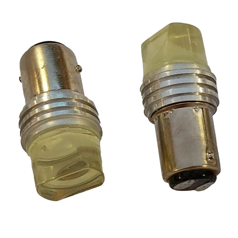 Lámpara LED Bay15D 2 Polos 3 LEDs Ámbar