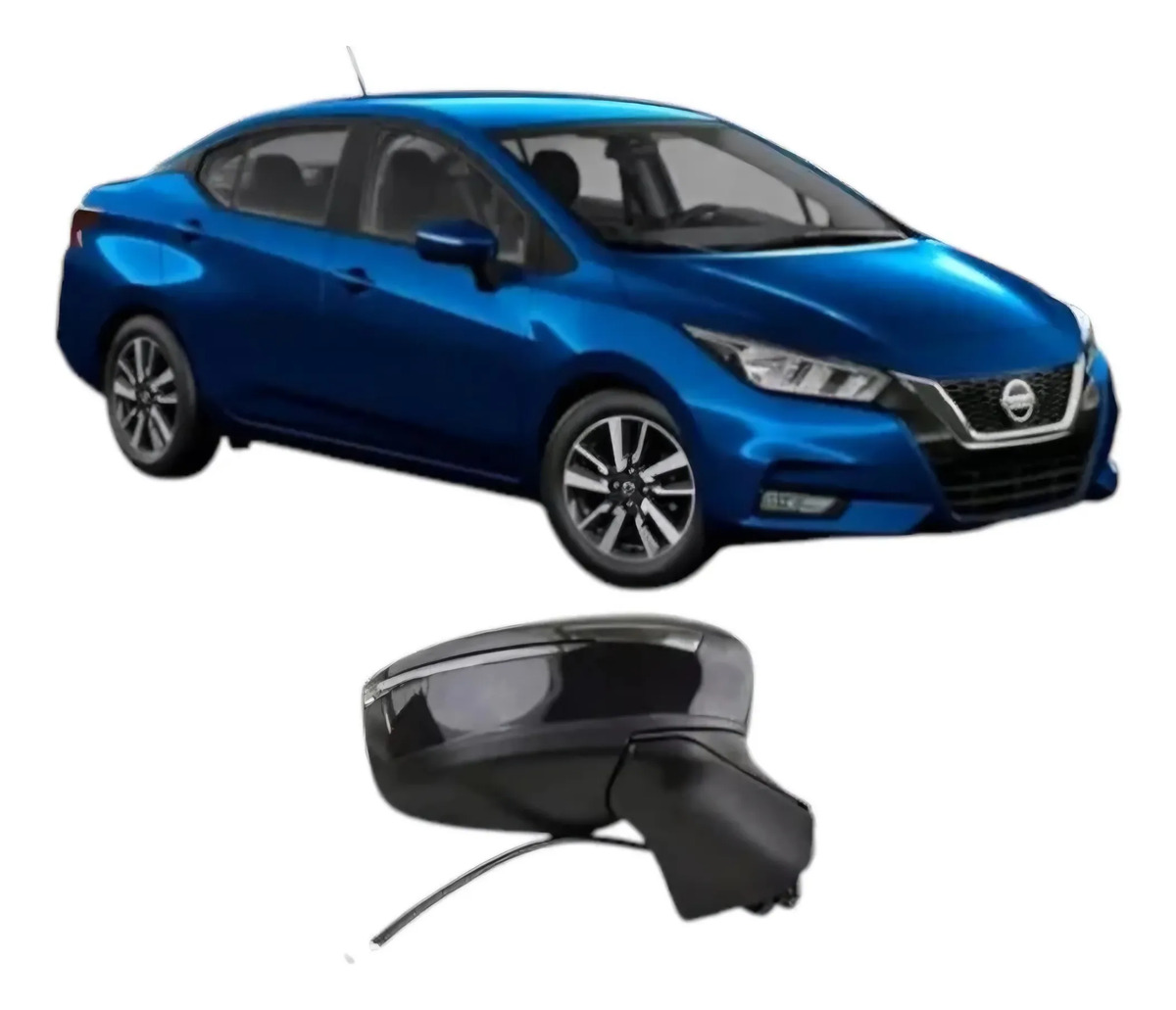 Espejo Nissan Versa 2020 A 2025 Derecho C/ Señalero