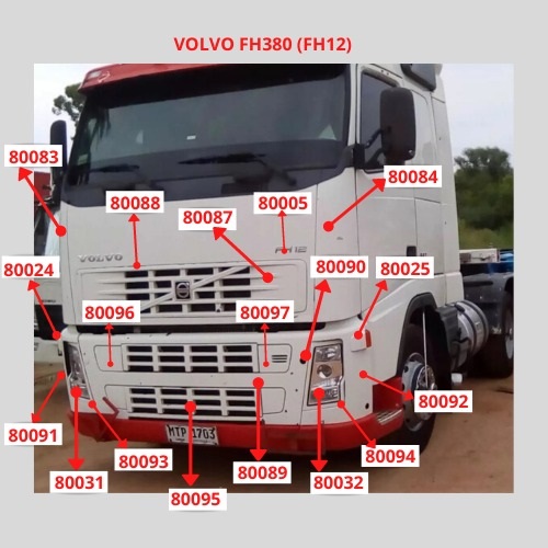 CARETA FRENTE INFERIOR VOLVO FH 380