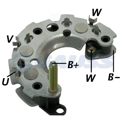 Plaqueta Rectificadora de Diodos Alternador