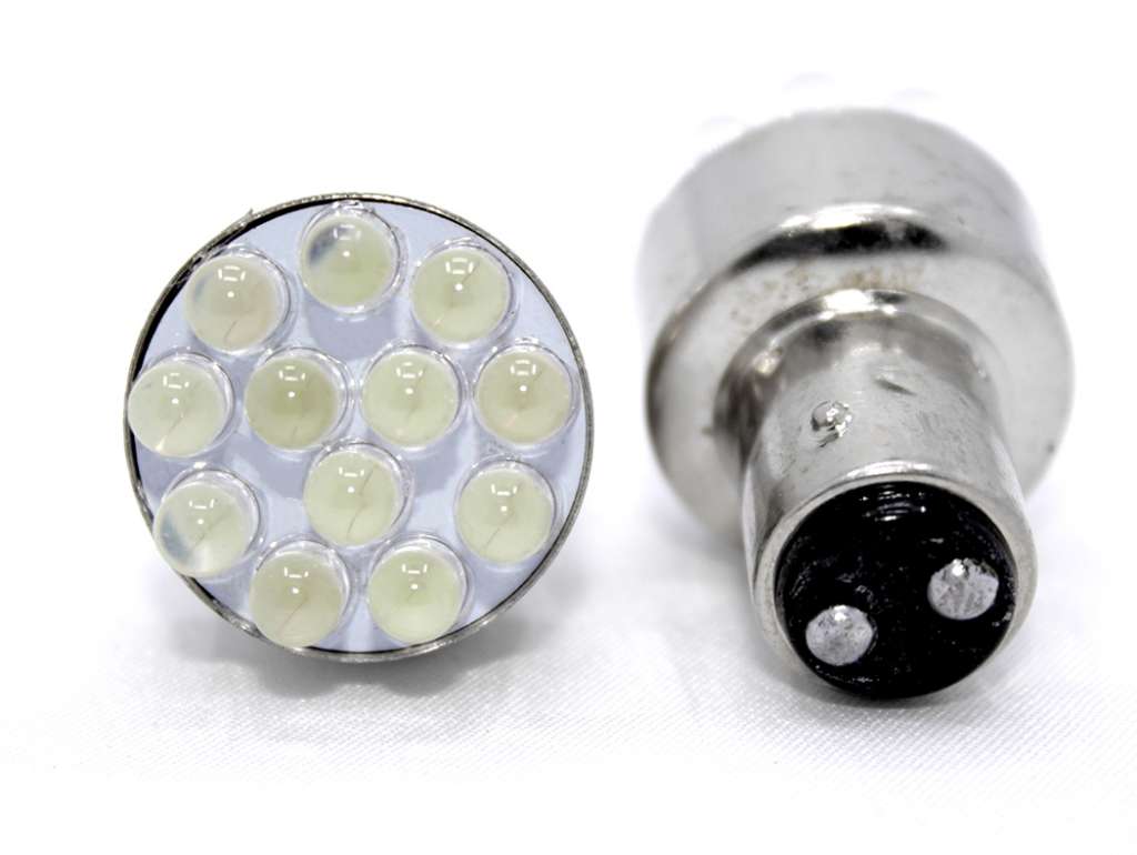 LAMPARA LED 12V. 1P. 5W. 15S ROJO