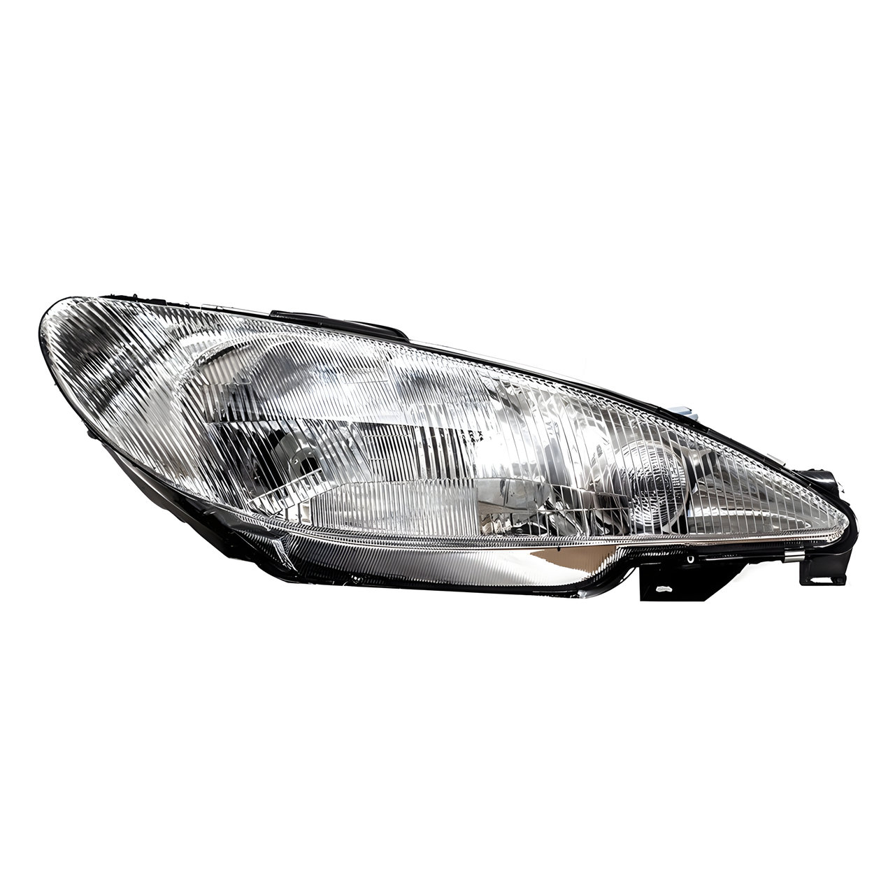 SEMIOPTICA DER. M/ELECTRICO PARABOLA SIMPLE VIDRIO RAYADO (H4) -TYC-