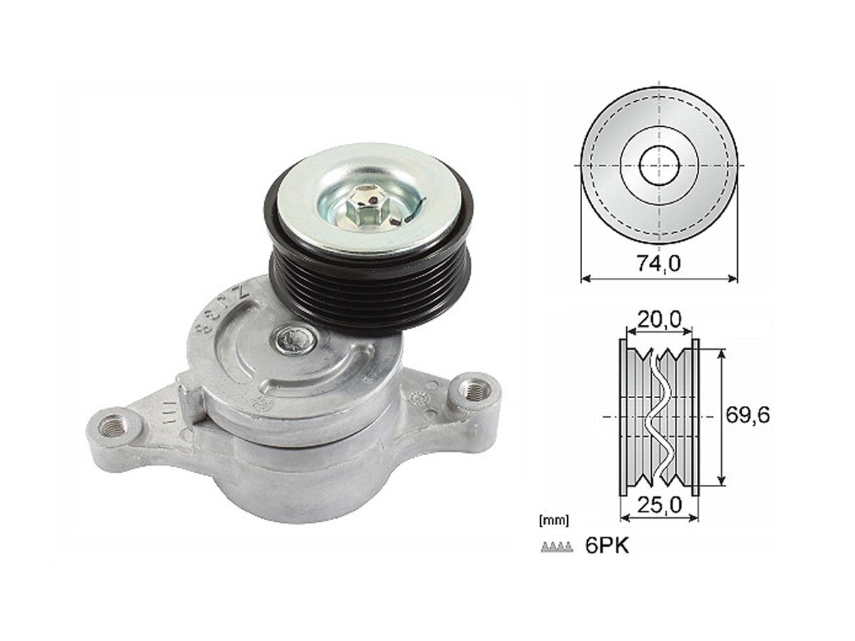 Tensor de correa para Mazda 3 (BM)