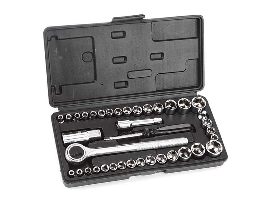Kit de herramientas universal de 40 piezas con dados