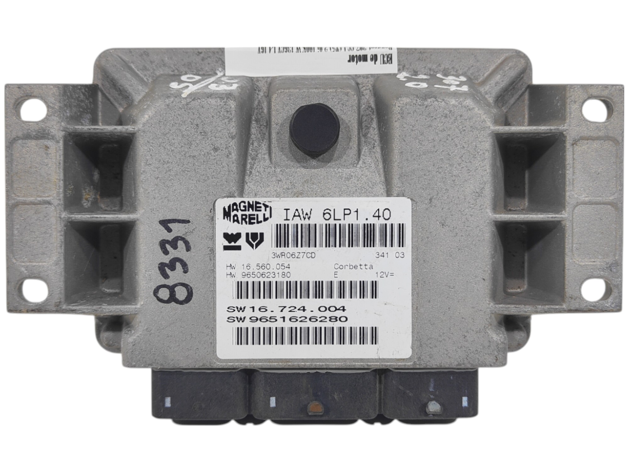ECU de motor Peugeot 307 CC I (T5) 2.0i 100KW 136CV L4 16V , Ref: 8331-K3B11