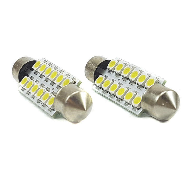 Lampara Tubular 12 Led Blanca x2 Un