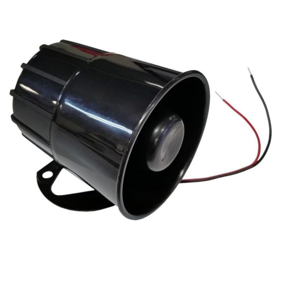 SIRENA ALARMA UNIVERSAL ELECTRONICA 12V 20W 6 TONOS