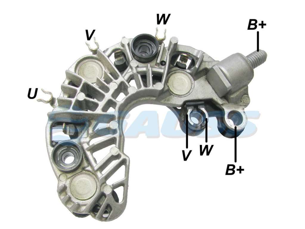 PLACA RECTIFICADORA VALEO GM ONIX 1.0/TRACKER 1.2 20/..