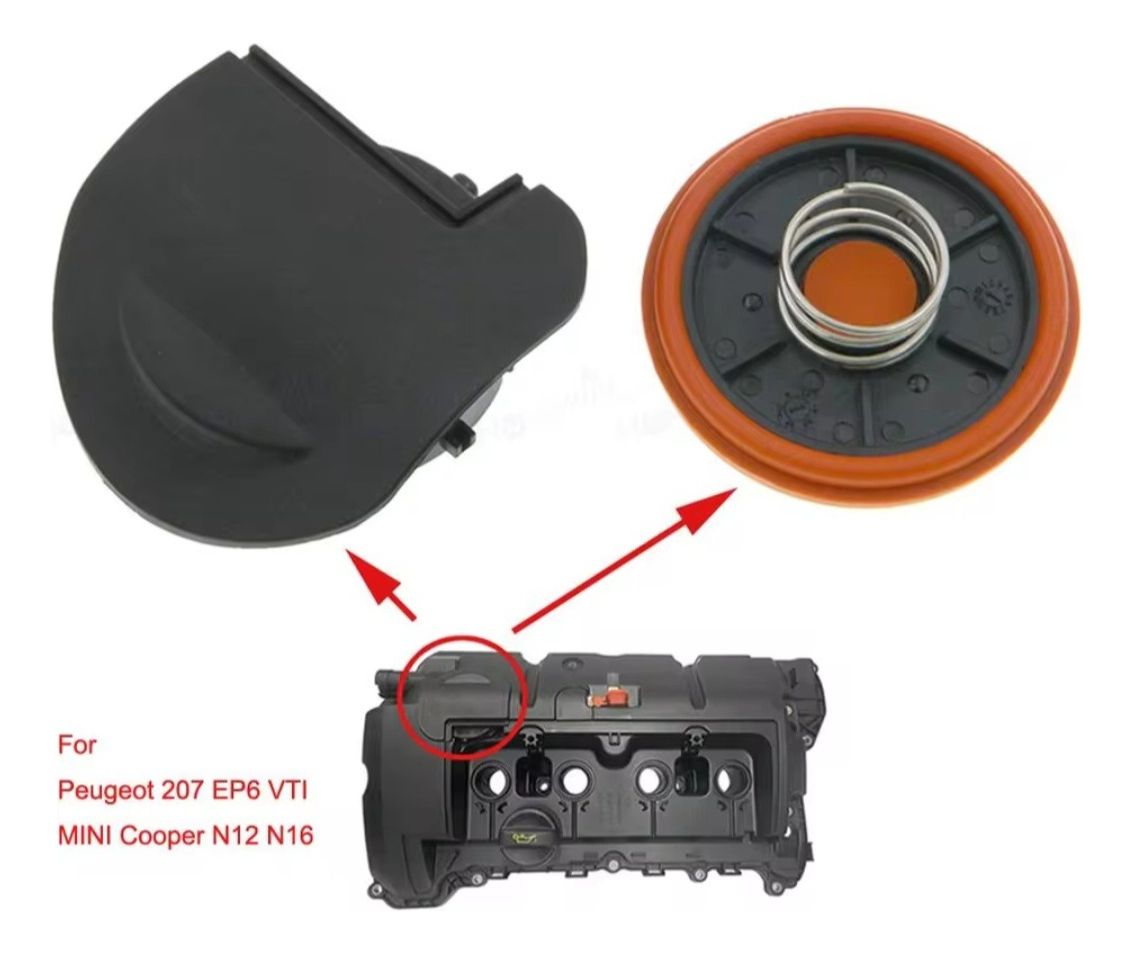 Kit Válvula Pcv Peugeot 207 208 307 308 Citroen C3 C4 Cooper