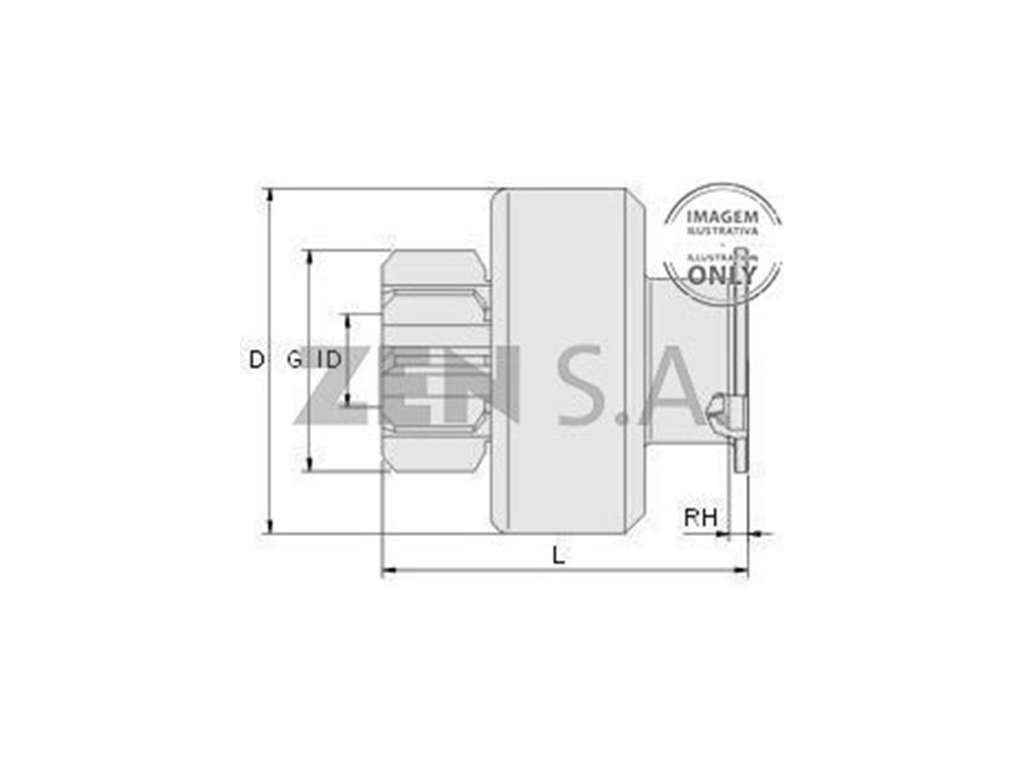 BENDIX DELCO HY HB20/HB20S 1.0 10D/8E
