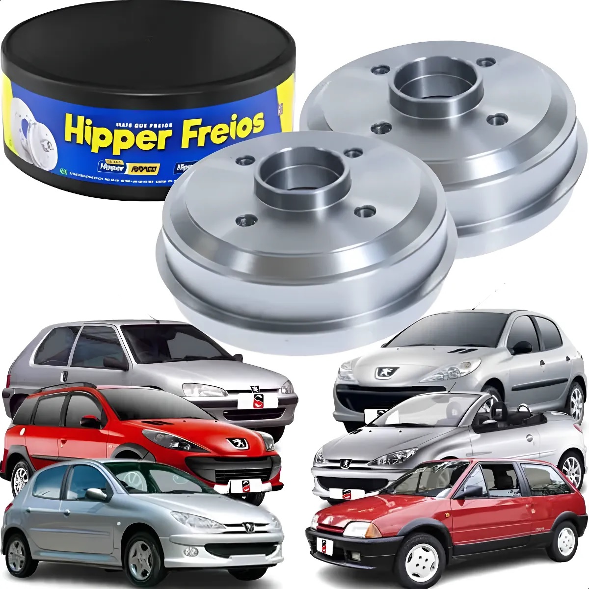 CAMPANA DE FRENO CITROEN PEUGEOT SAXO C3 106 206 205 TRASERA DE 180MM INTERIOR [HIPPER]