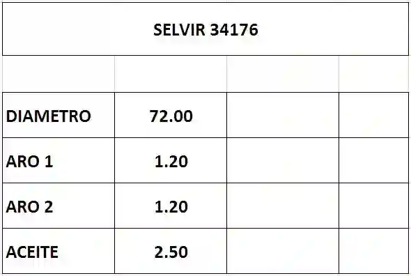 AROS  72.0mm CHERY QQ  STD (3cil)