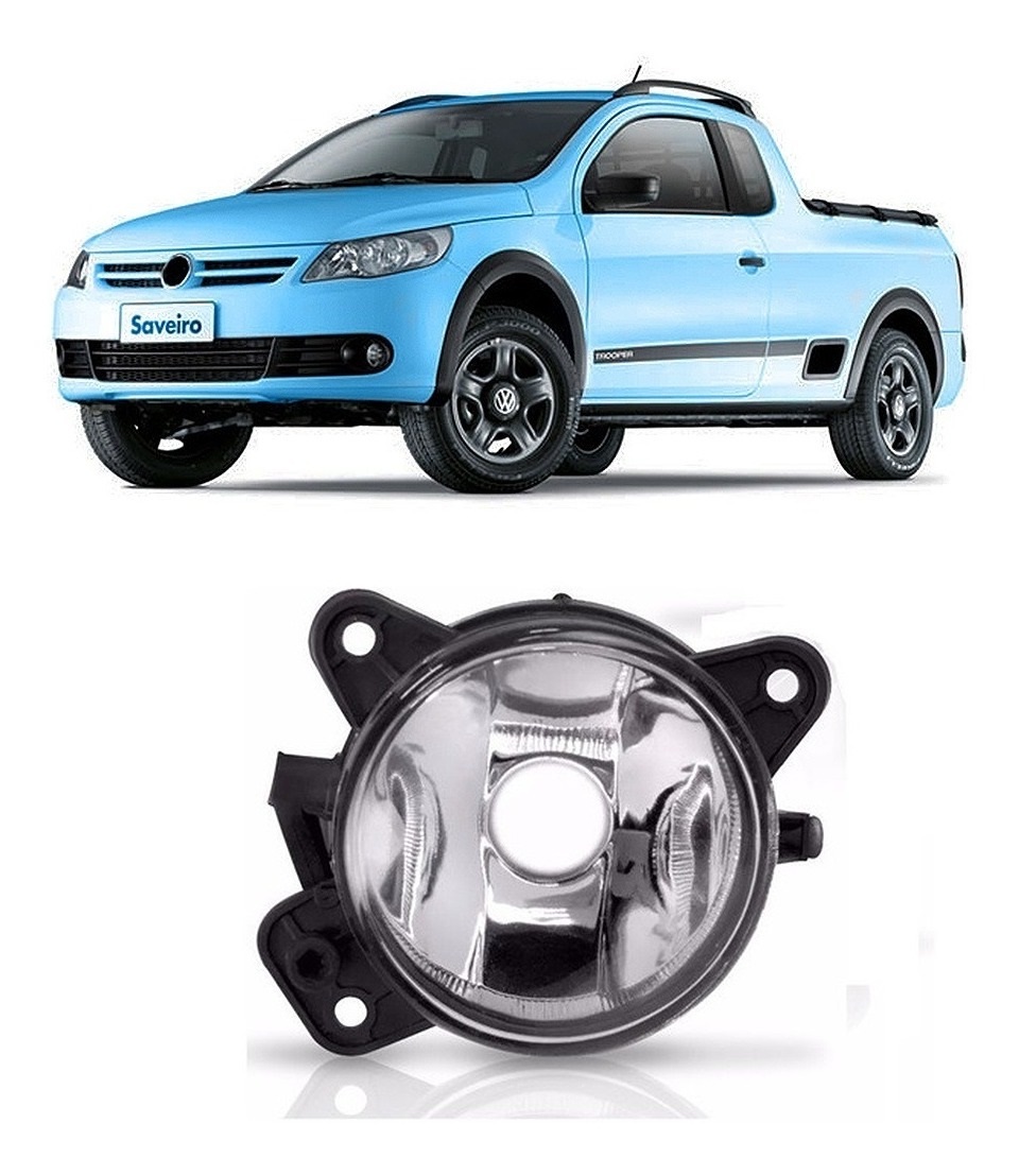 Faro Auxiliar Caminero Izquierdo De Vidrio VW Saveiro G5 2009 2013