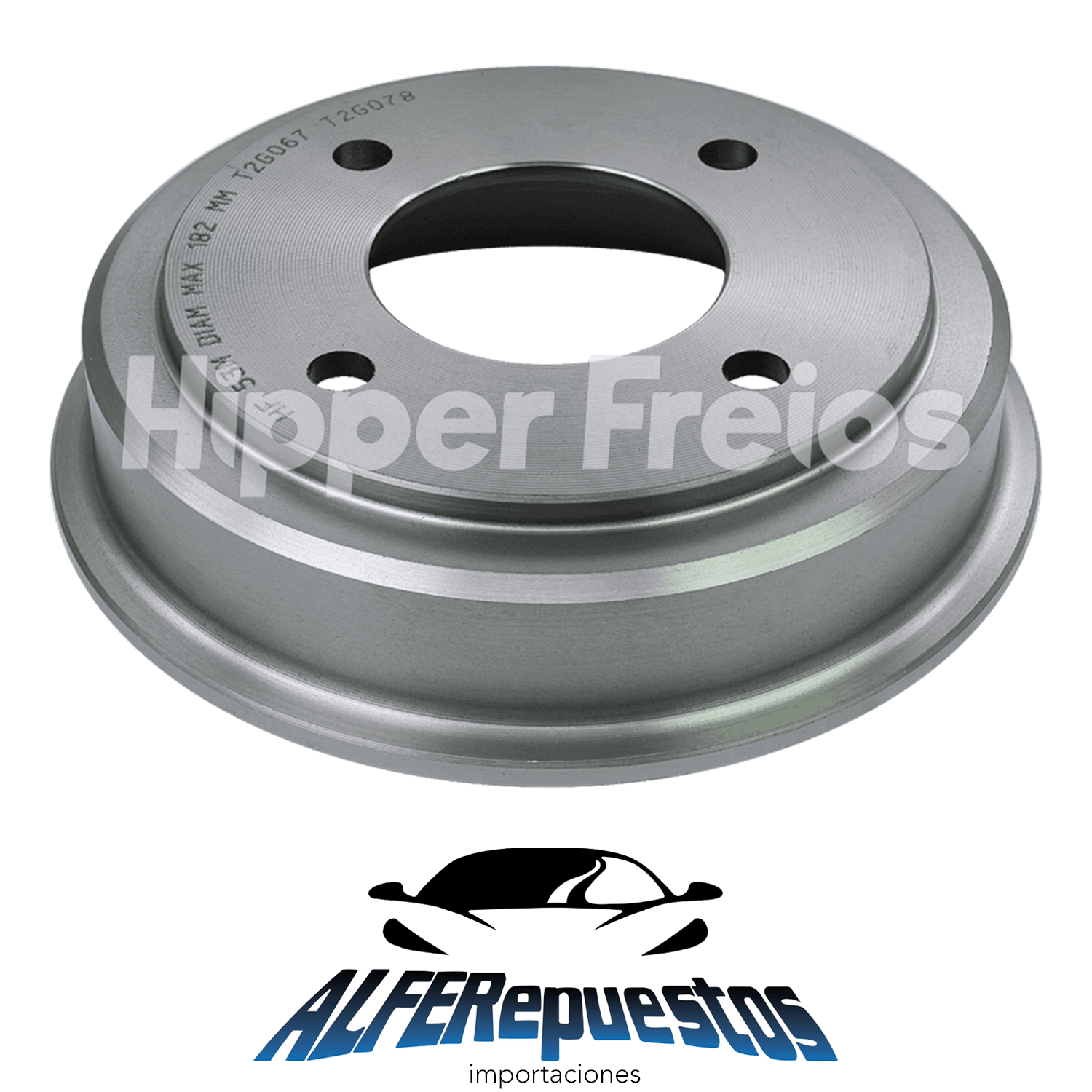 CAMPANA FRENO CHERY QQ 1.0 - 1.1 S/MAZA 180MM