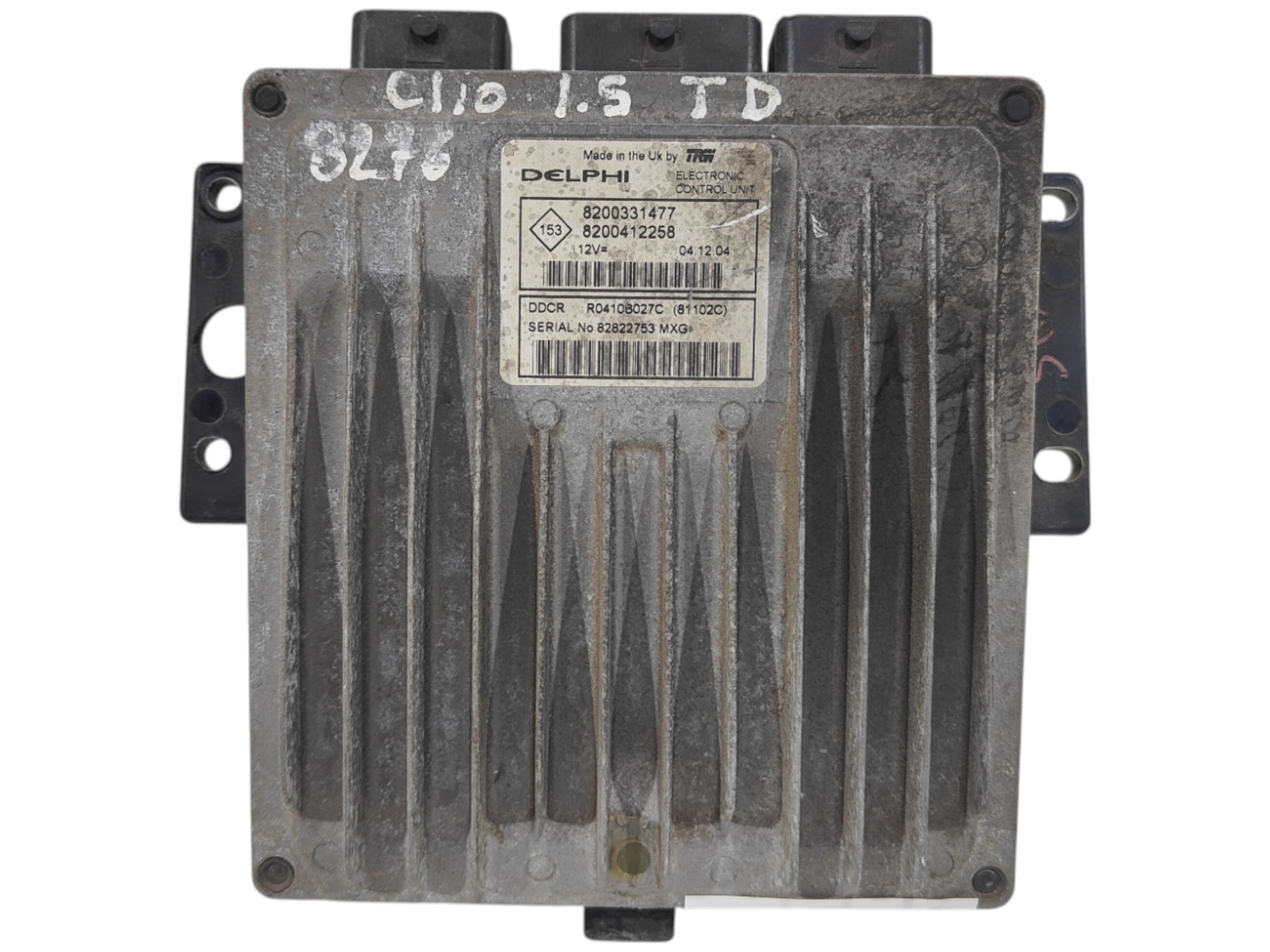 ECU de motor Renault Clio II 1.5 dCi , Ref: 8276-K3A5