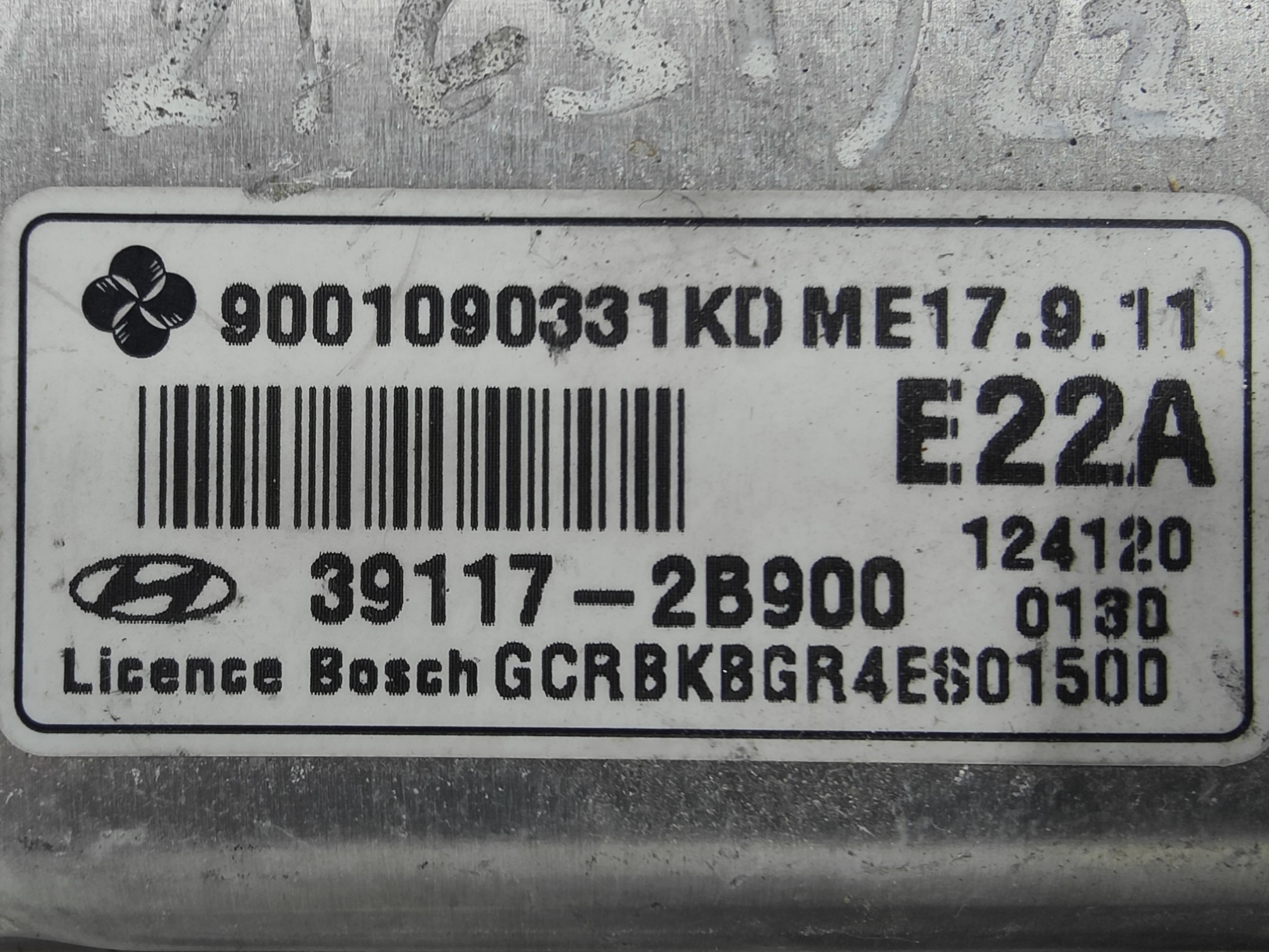 ECU de motor Hyundai Accent 2012, Ref: 11113-K3C5
