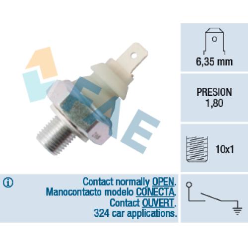 BULBO ACEITE SEAT TOLEDO IBIZA 2.0 GOLF NAFTA COLOR BLANCO