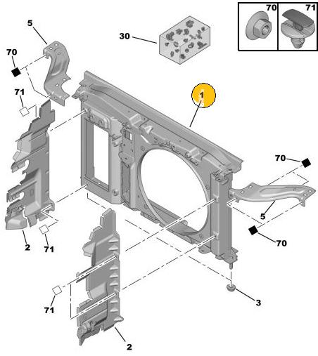ENCAUSADOR AIRE CITROEN PEUGEOT BERLINGO PARTNER B9 ORIGINAL [ORIGINAL PSA]