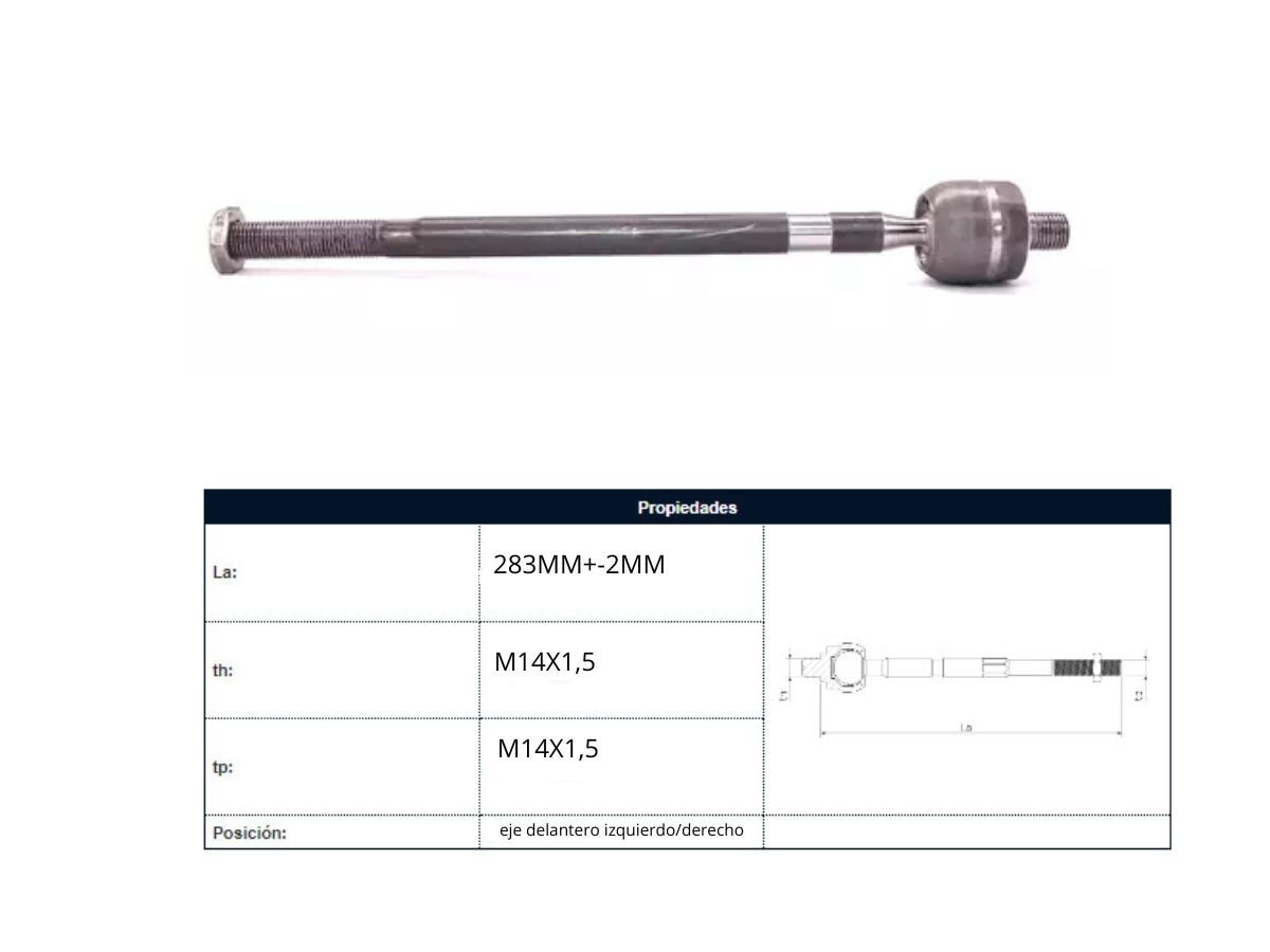 Mate Chev Celta/Corsa 95-16 Der/Izq