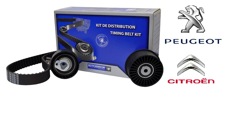 Kit de distribución para motores XUD7/XUD9 con 2 tensores y correa