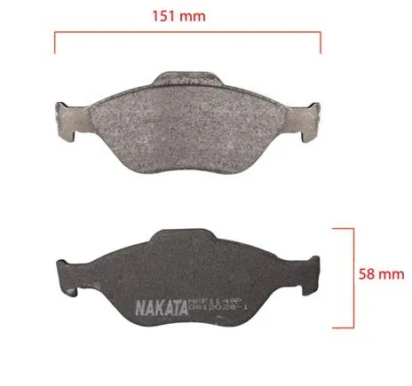 PASTILLAS DEL HONDA FIT 1.4 03 (B)