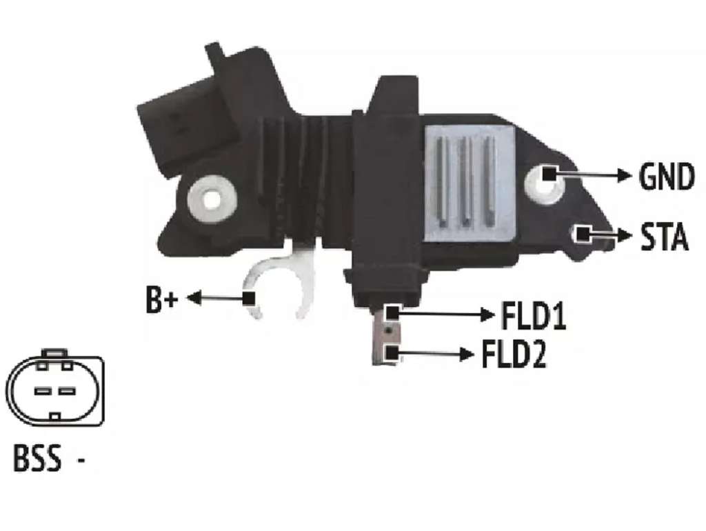 REGULADOR ALTERNADOR BOSCH BMW 12/16 12V