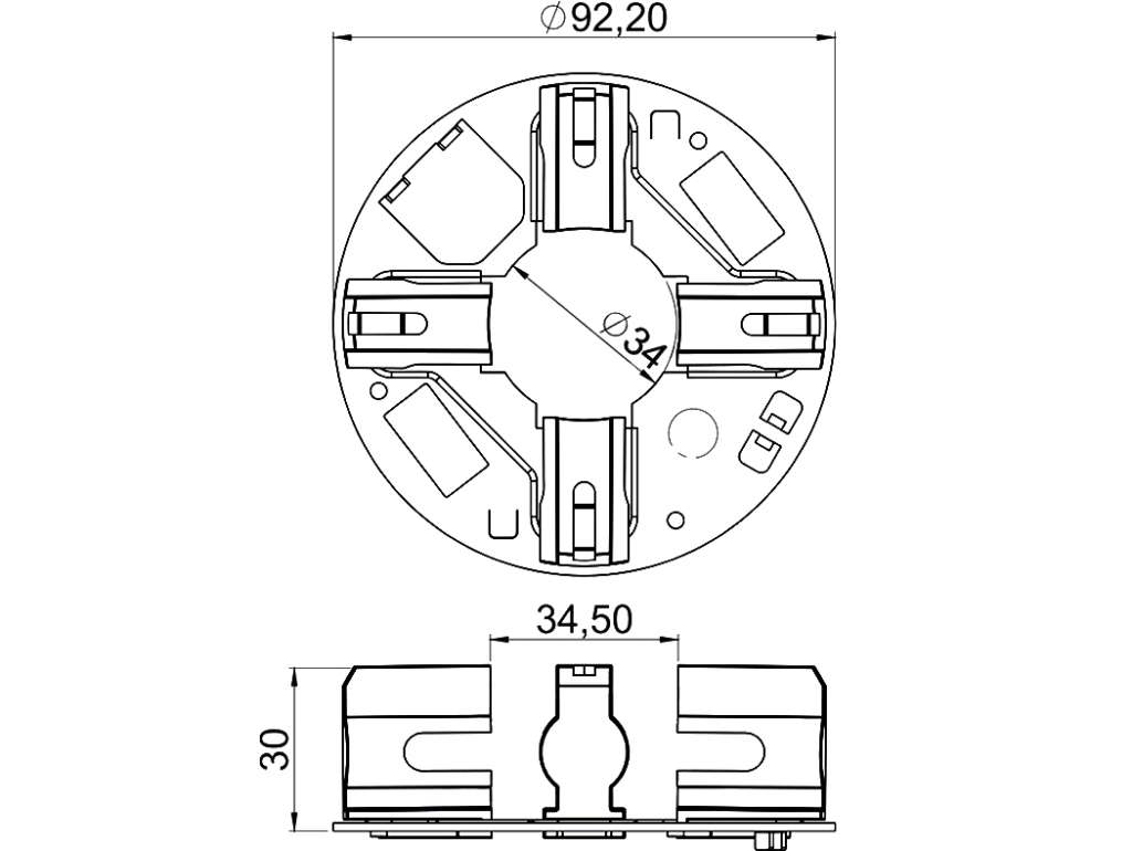PORTACARBON ARRANQUE BOSCH SC 24V. 6.5X28X18