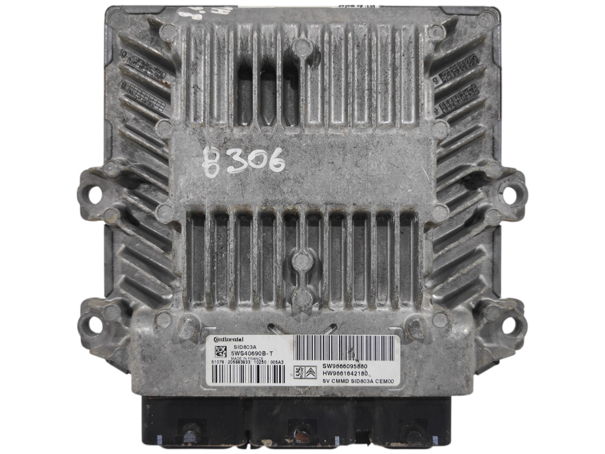 ECU de motor Citroen C4 Grand Picasso (UA) 2.0 HDi 16V 135CV , Ref: 8306-K3B10