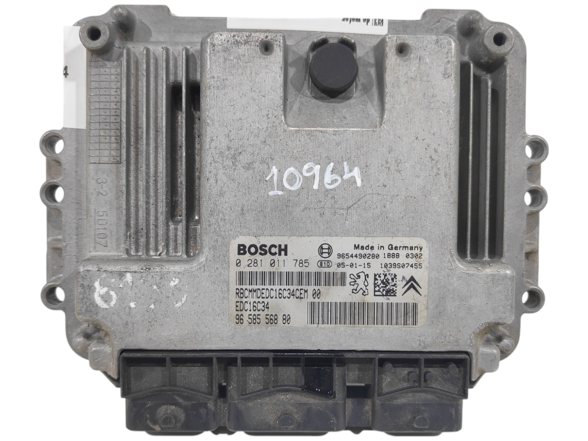 ECU de motor Citroen C2 1.4 HD 2005, Ref: 10964-K3B9