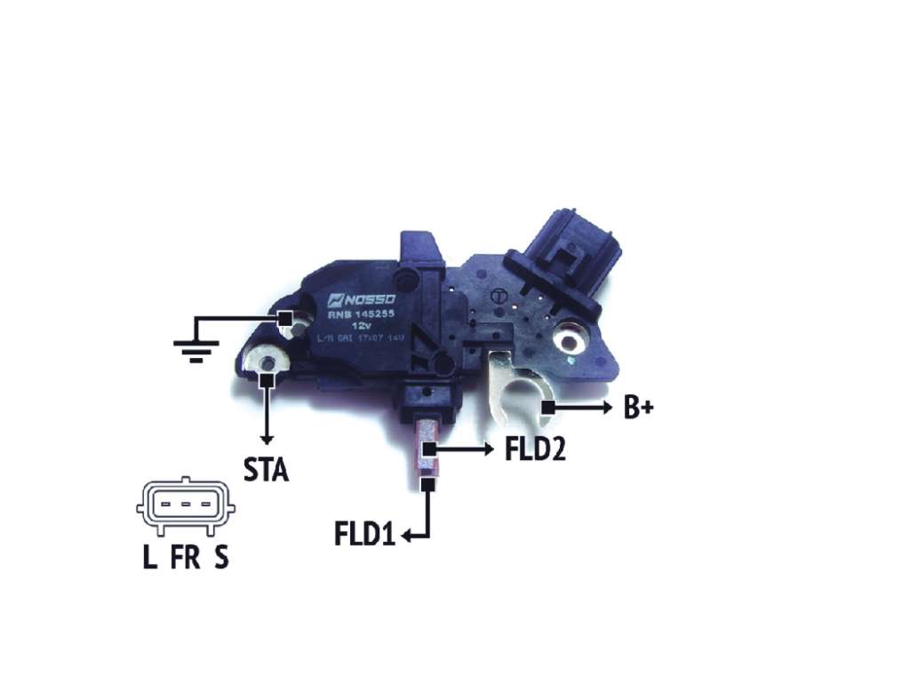REGULADOR ALTERNADOR BOSCH FO TRANSIT 12V