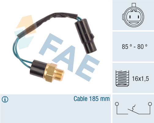 Bulbo interruptor electroventilador
