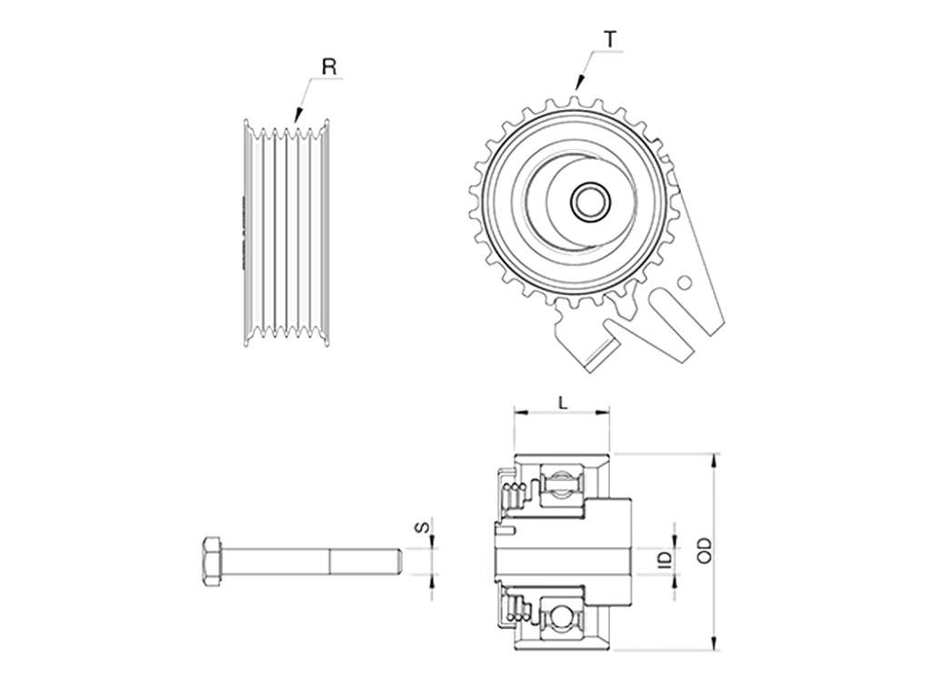 RULEMAN TENSOR PE 206/207/208/306/CI C3 1.4 8V