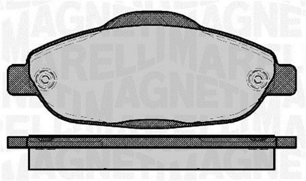 PASTILLAS FRENO DELANTERAS PEUGEOT 308 3008 408 VALEO/ MARELLI / PASTILLAS FRENO DELANTERAS PEUGEOT 308 3008 408 VALEO/MARELLI [MAGNETI MARELLI]