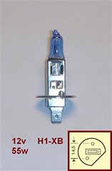 LAMPARA 12V H1 55W AZUL NAITE