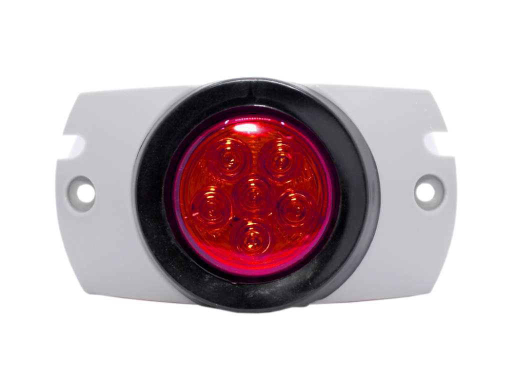 FARO LATERAL UNIV. RED. ROJO 12V LED