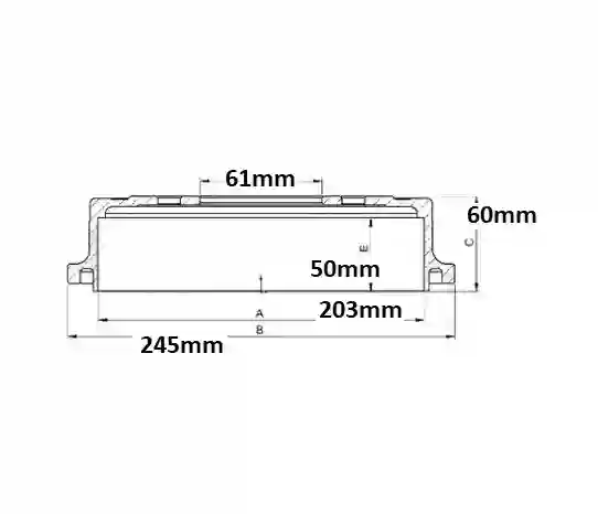 CAMPANA FRENO (203mm) TRA NISSAN KICKS  (B)