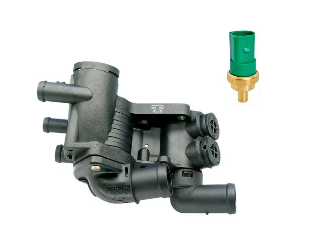 BASE TERMOSTATO VW GOL/FOX 1.0 03/08 C/BULBO