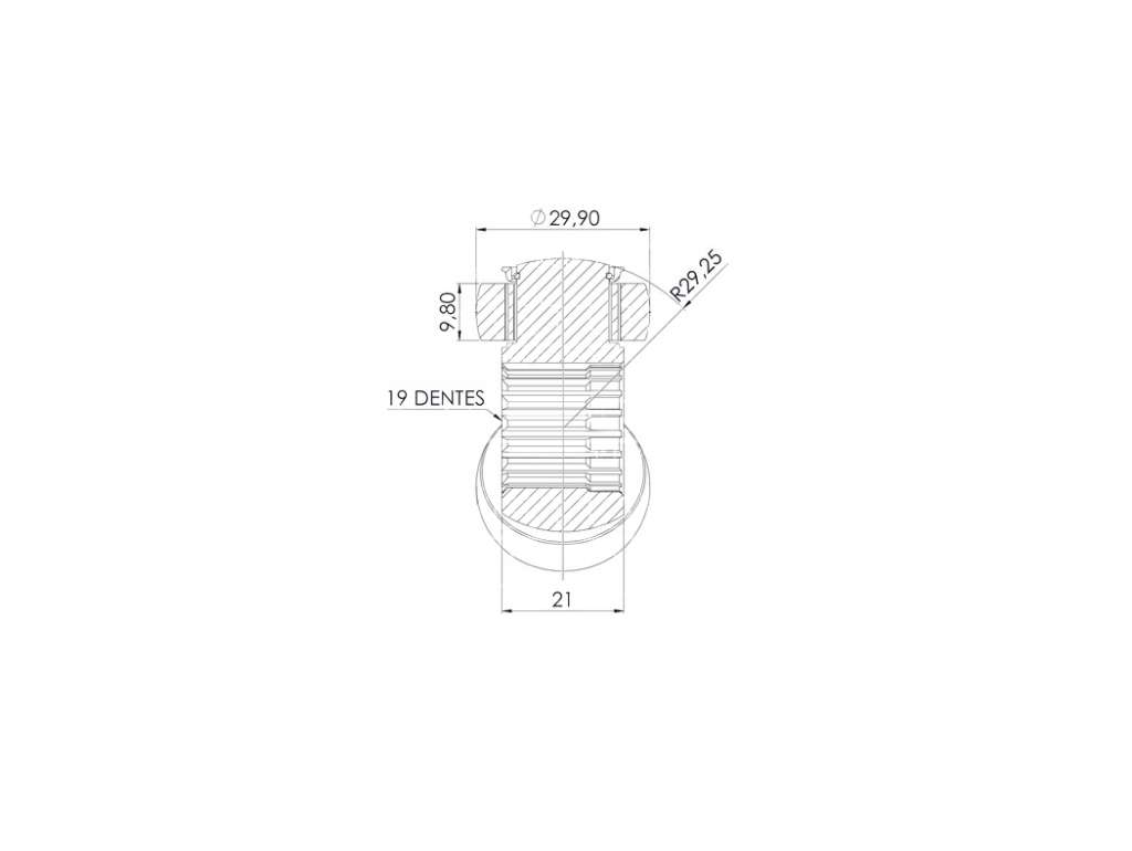 TRICETA CHERY QQ 1.0/1.1 19E 29.9