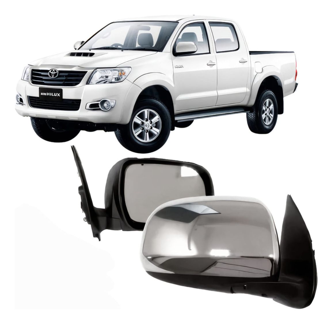 Espejo Toyota Hilux Manual 2005-2011 Derecho