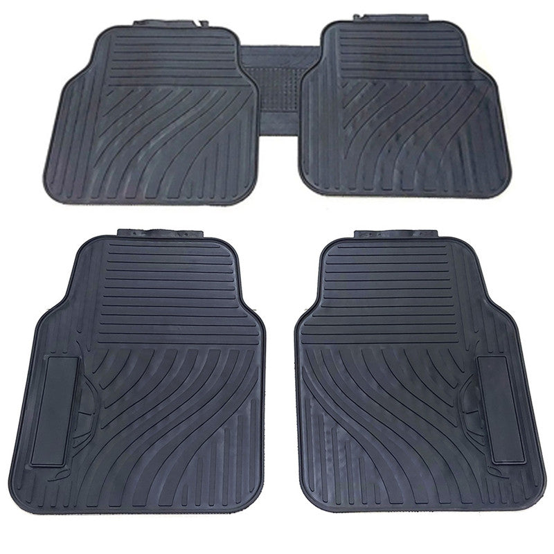Juego Alfombras Universales para autos en goma 5 piezas