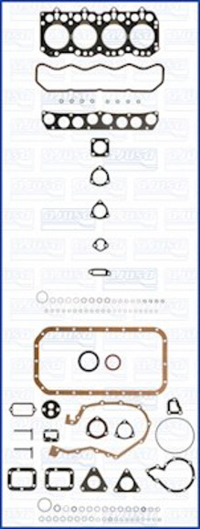 JUEGO DE JUNTAS COMPLETO LAND ROVER DIESEL 1962. 3 BANCADAS