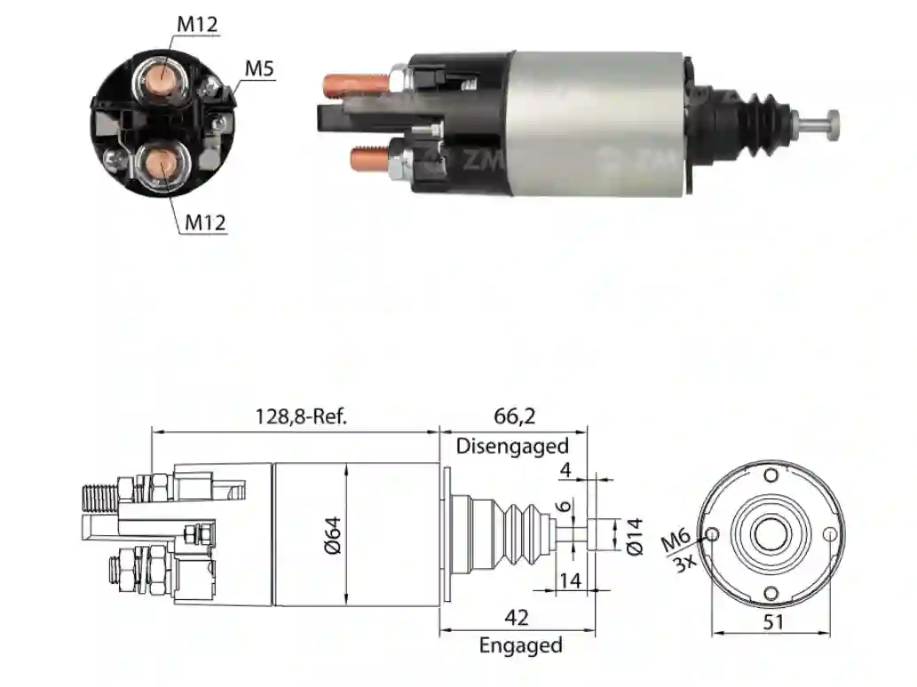 Automático de arranque 24V