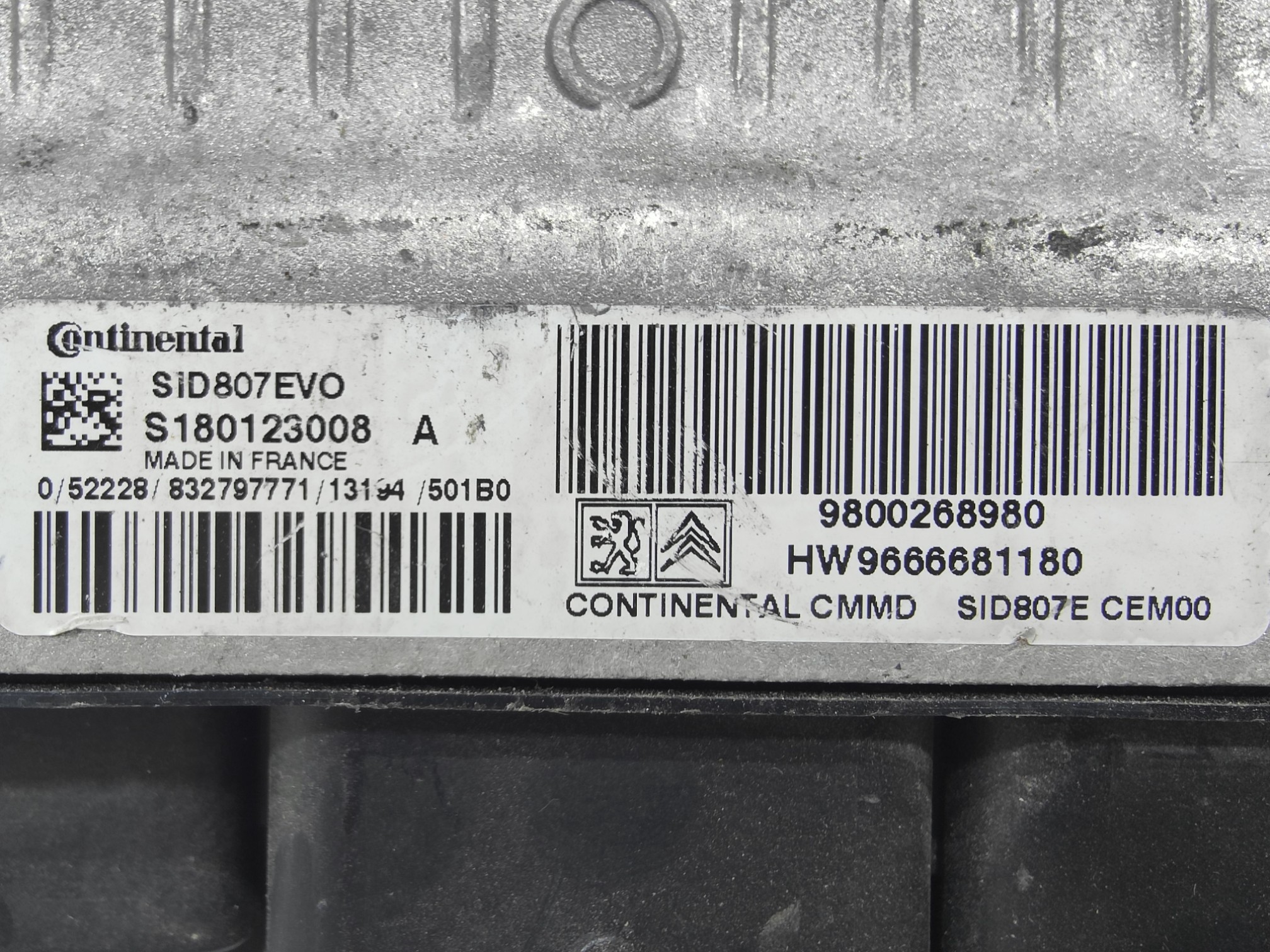 ECU de motor Peugeot 308 1.6 HDI , Ref: 11024-K3C11
