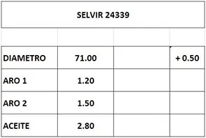 AROS  71.0mm MITSUBISHI 1.3 0.50 CTI