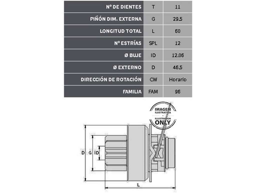 BENDIX LUCAS FI 147/ETC. DIESEL C/HORQ