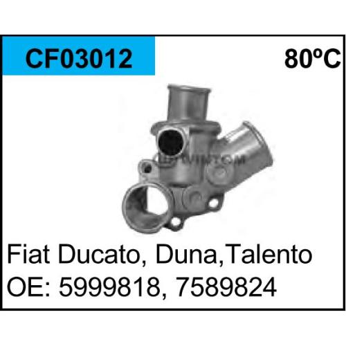 TERMOSTATO FIAT 1.7D UNO DUNA ELBA FIRE CHINO WINTOM (SIMILAR A 7589824) CF03012