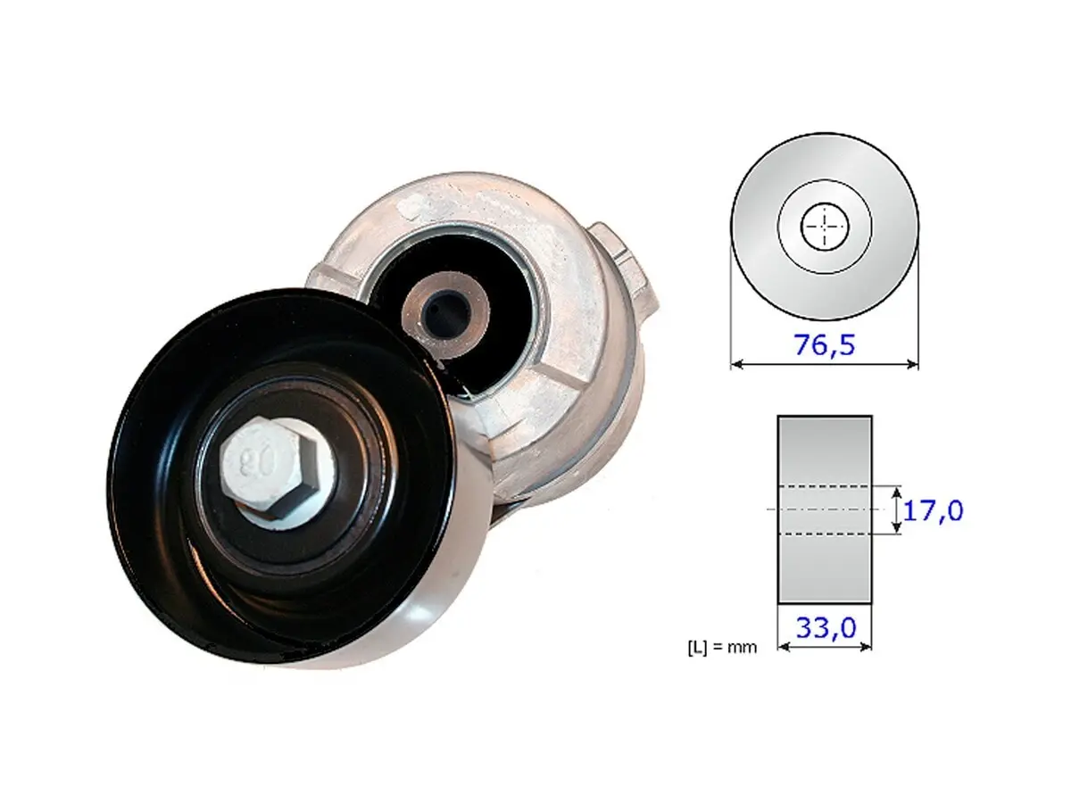 Tensor De La Correa Hyundai H350/H1 Carroceria Tq Starex Hyundai Camion Porter Kia Sorento Kia Camion Bongo K2500 Tdi Diesel