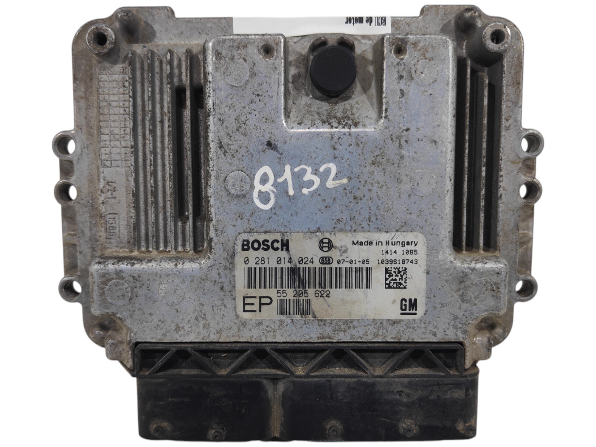 ECU de motor Opel ASTRA ZAFIRA 1.9 CDTI 120CV 2007, Ref: 8132-K3B7
