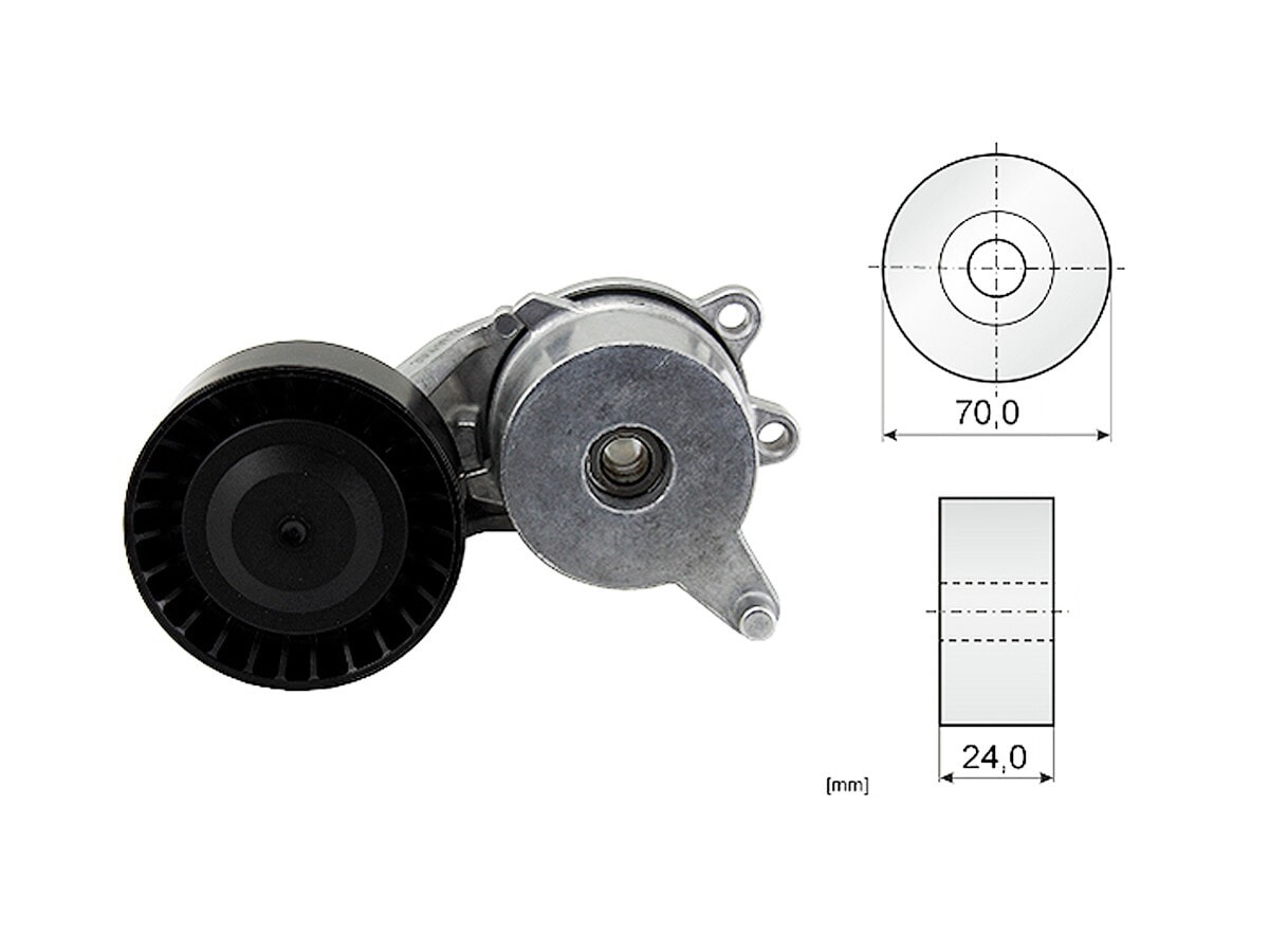 Tensor de correa de accesorios