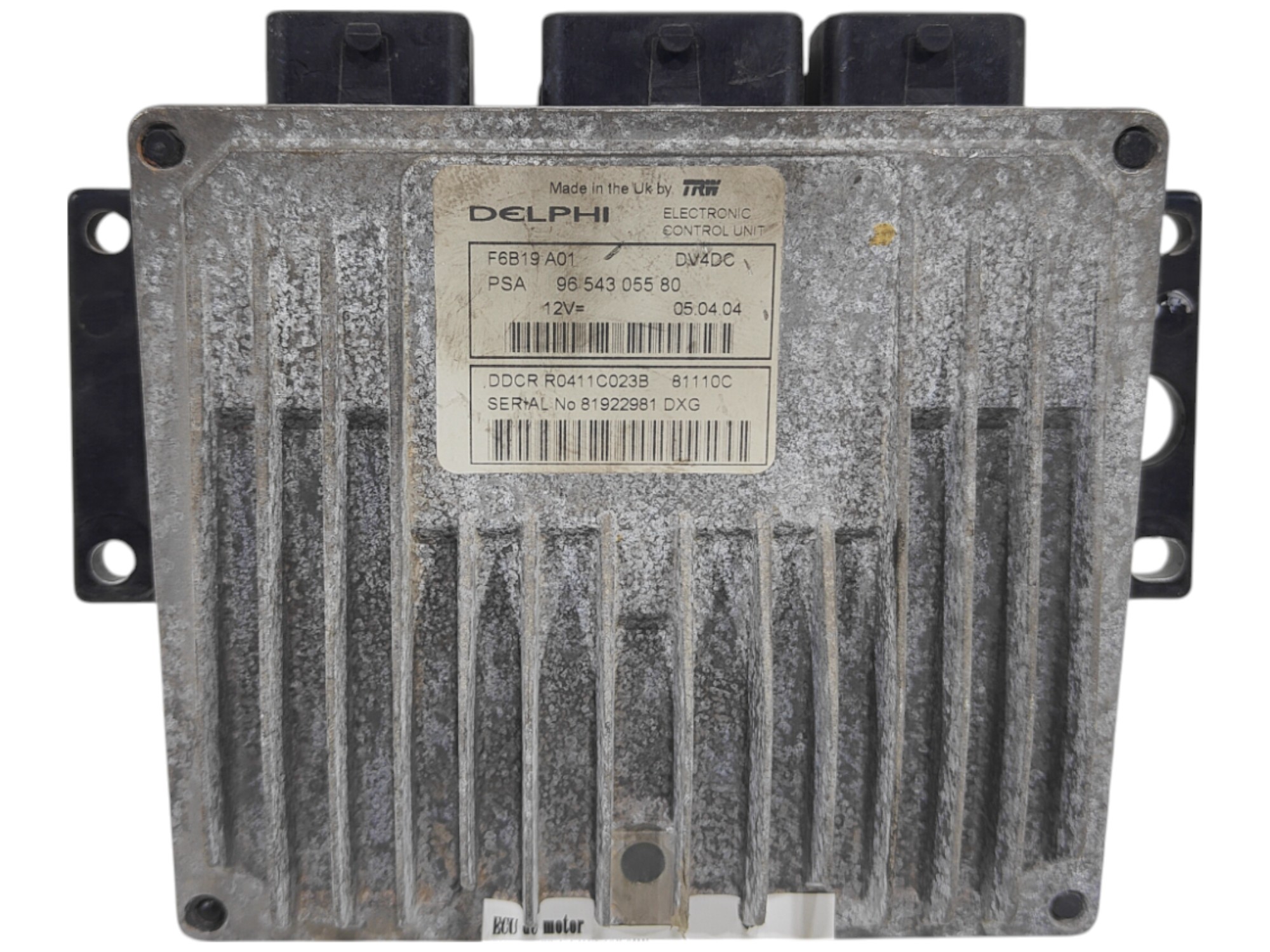 ECU de motor Citroen C3 1.4 HDI 16V 8HY 2005, Ref: 11048-K3C10